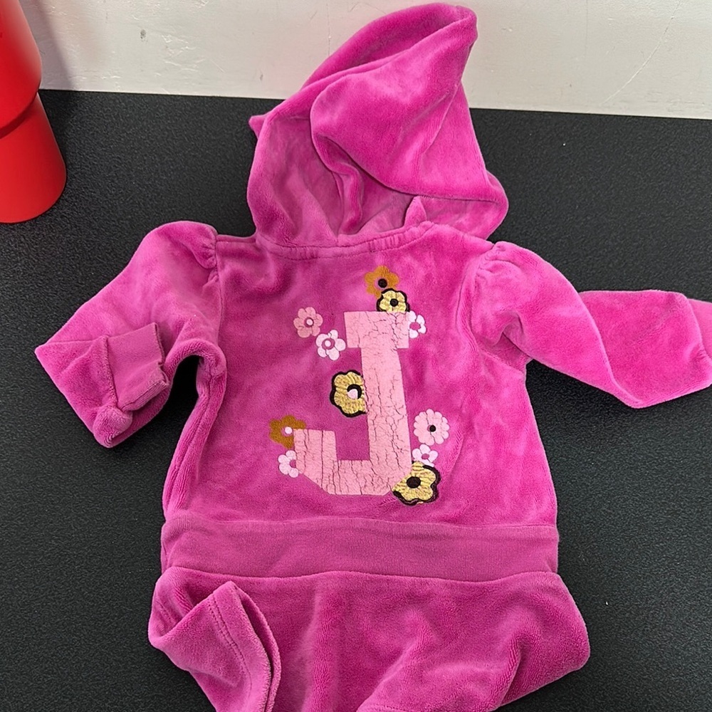Juicy Couture Pink Kids Hoodie - Picture 3 of 3